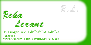 reka lerant business card